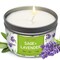 Magnificent 101 Long-Lasting Sage+Lavender Smudge Candle | 6 Oz - 35-Hour Burn | Made of Soy Wax, Sage & Lavender | House Energy Cleansing & Manifestation